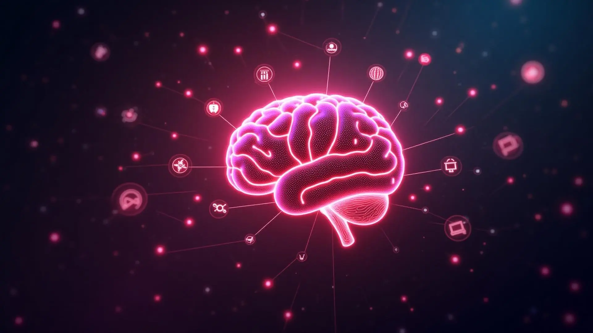 AI Neural Network Brain